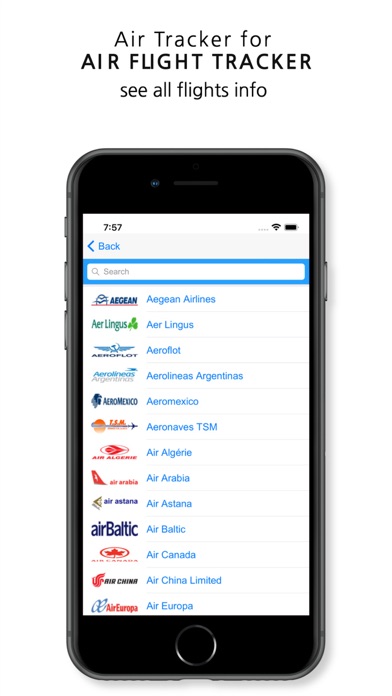 Air Flight Tracker Screenshot
