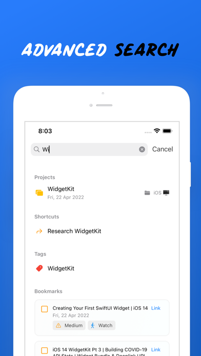 Bookmarks: Organize & Track Screenshot