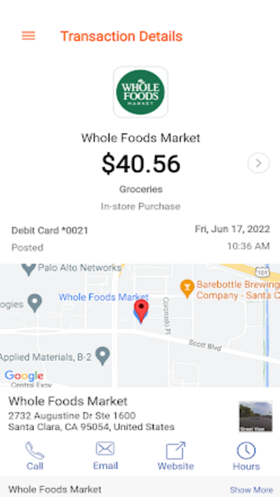 United FCU Card Controls Screenshot