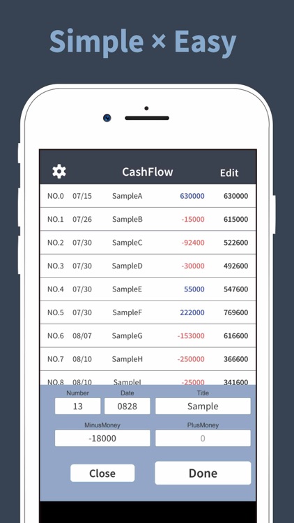CashFlow Manager: Simple app