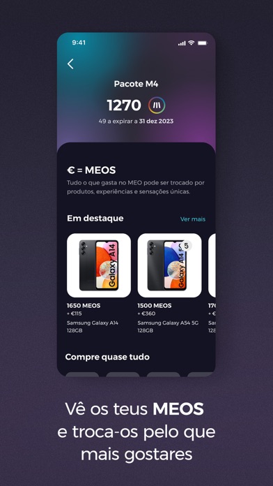 my MEO - Área de Cliente Screenshot