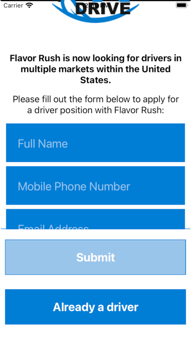 Flavor Rush Drive Screenshot