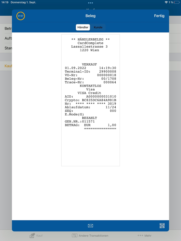 Screenshot #4 pour completePay mKasse