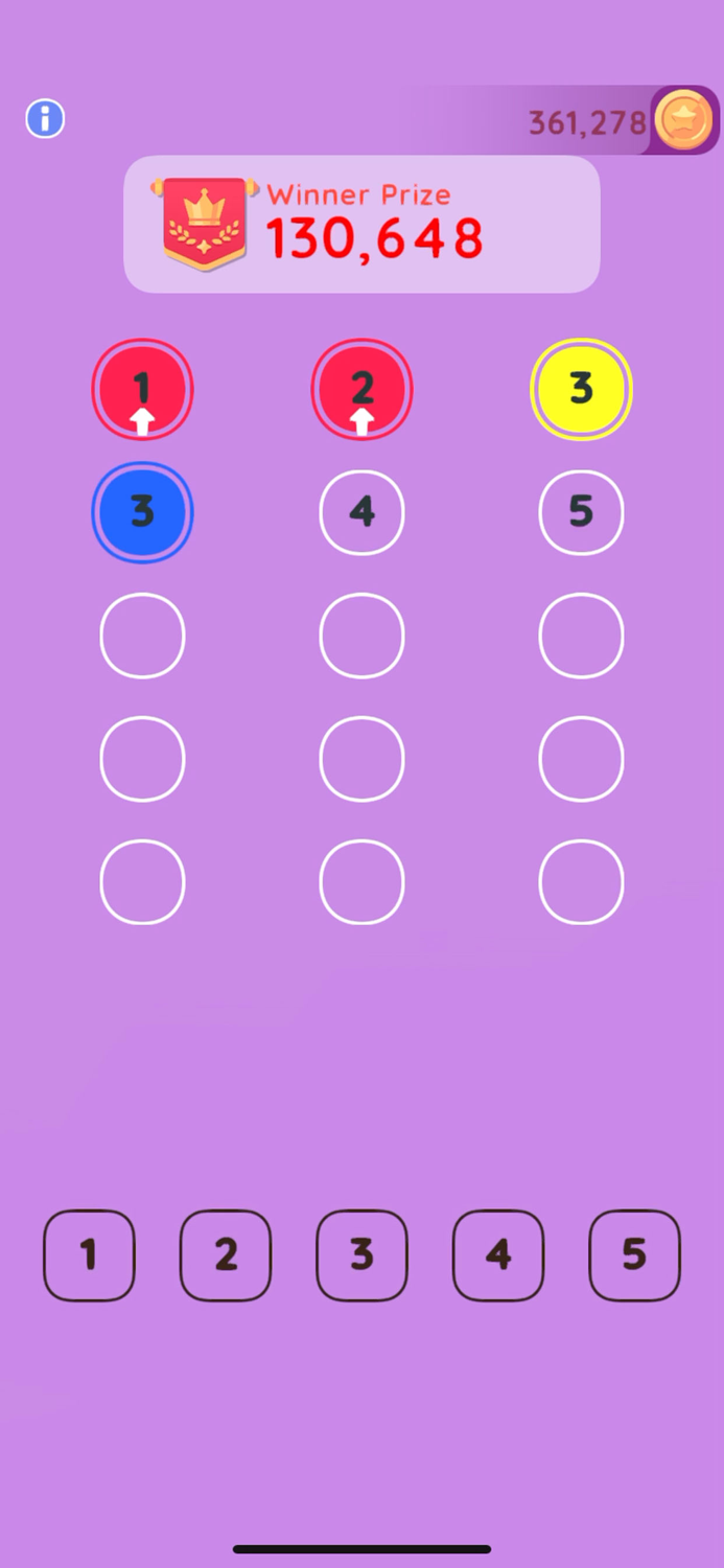 Number - be the winner