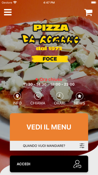 Pizza da romano foce Screenshot