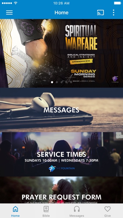 The Fountain Church App Screenshot