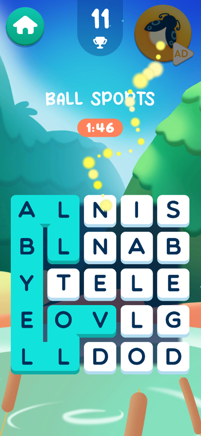 Word Puzzle One Line