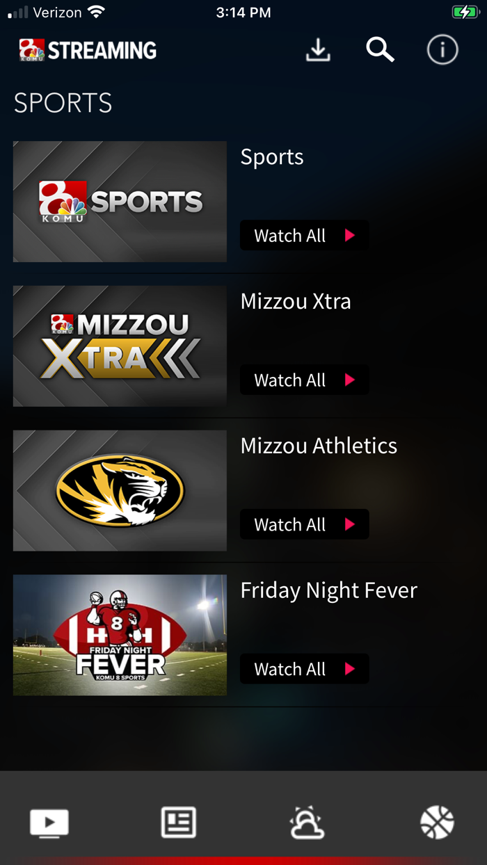 KOMU 8 Mobile Streaming