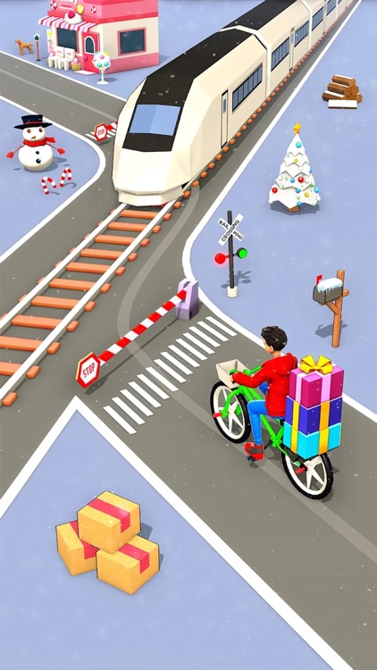 Paper Delivery Boy Game screenshot-3