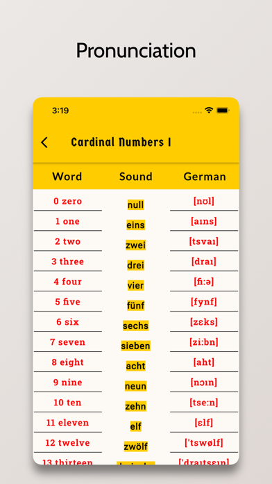 Learn German Vocabulary! Screenshot