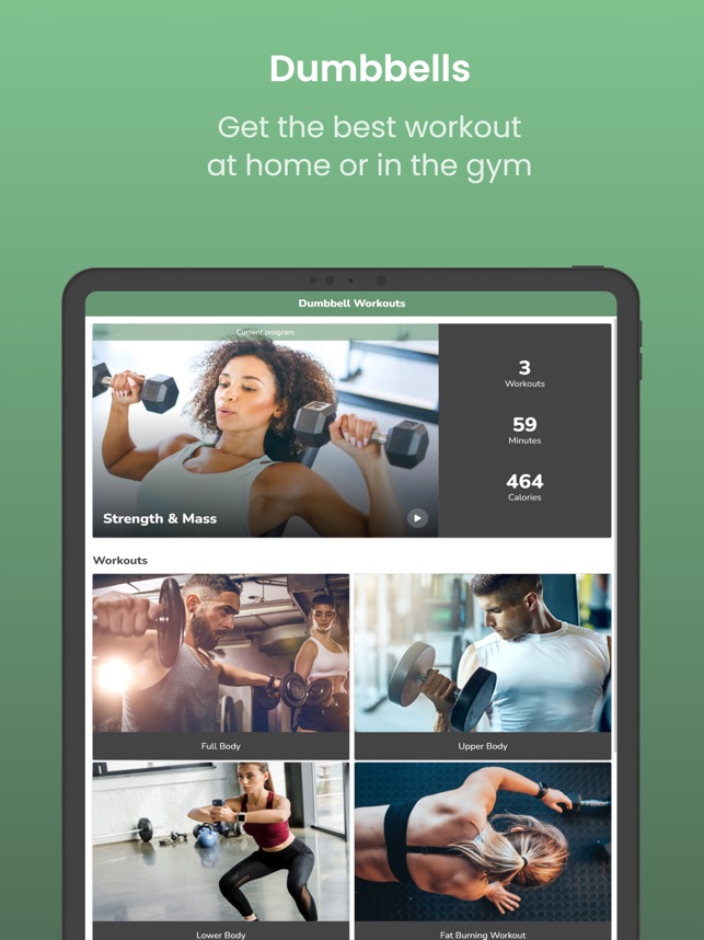 Dumbbell Workout Plan on the App Store