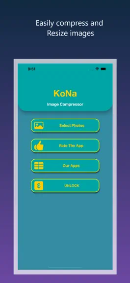 Game screenshot Kona Image Compressor Resizer mod apk