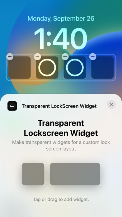 Transparent Lockscreen Widgetsのおすすめ画像3