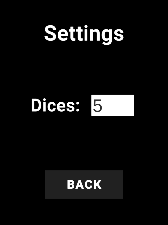 Random Dice Full Screen