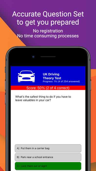 UK Driving Theory Test Screenshot