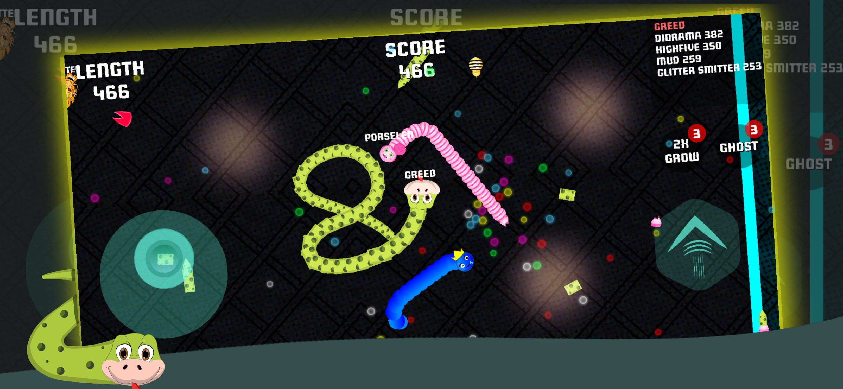 Snake Battle Worm Snake Game