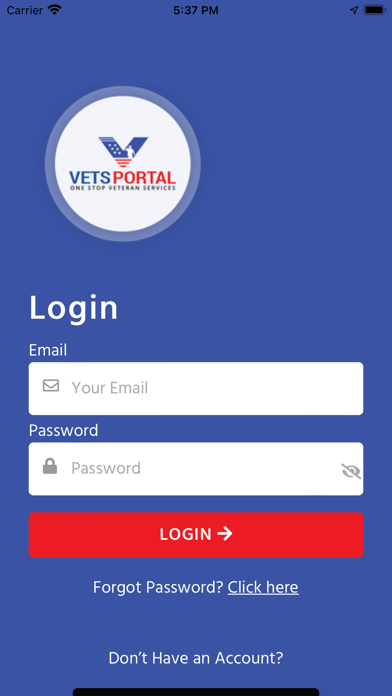 Vets Portal Screenshot