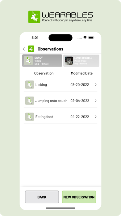 Wearables Clinical Trials Screenshot