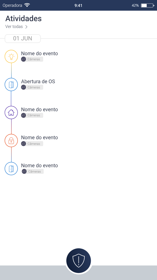 #4. Alarm Center (iOS) Podle: ELMO SERVICE INSTALACOES E COMERCIO LTDA