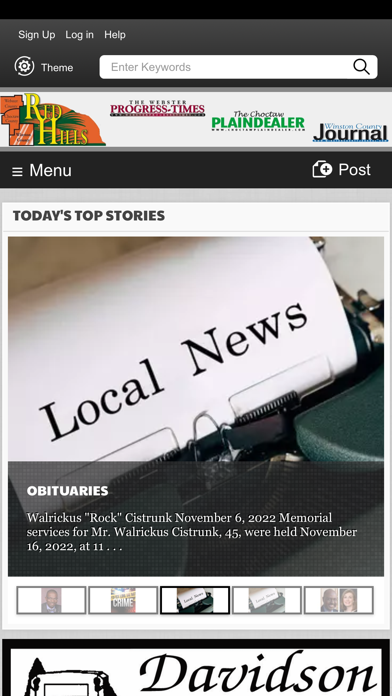 Red Hills MS News Screenshot