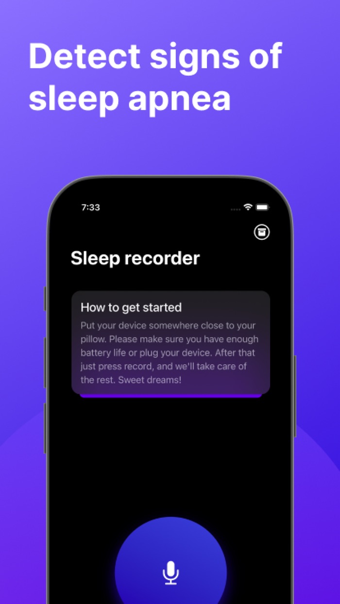 Simple Sleep Recorder