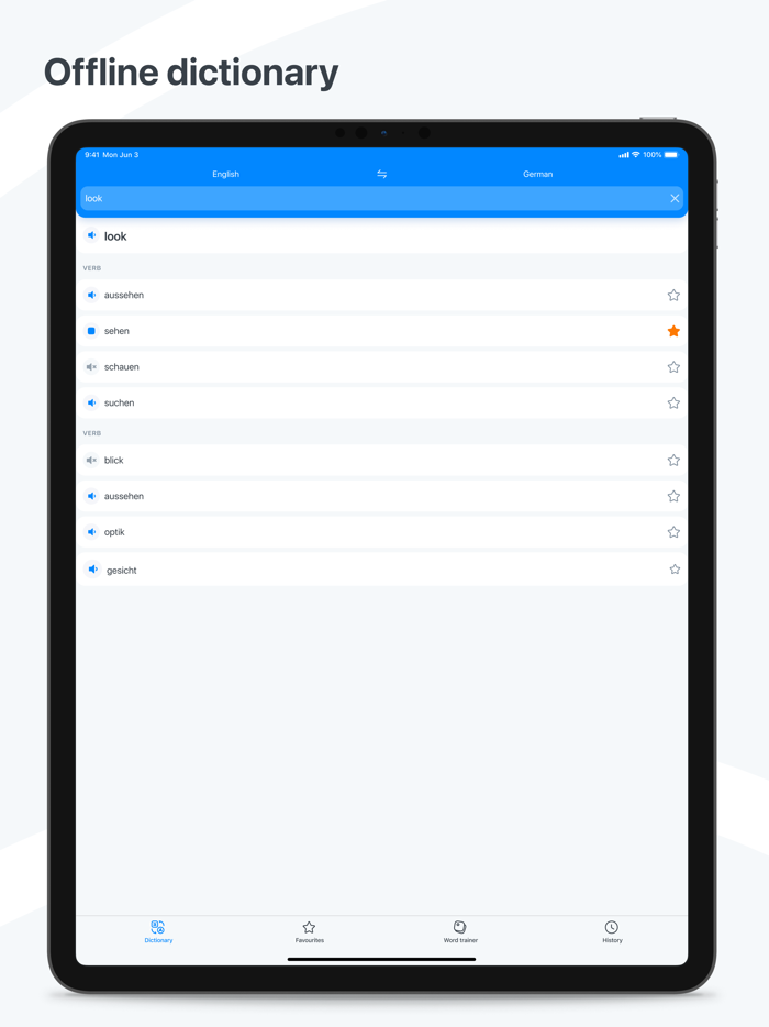 German−English dictionary