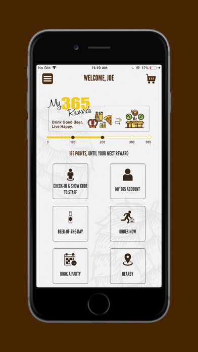 Beerhead 365 Rewards Screenshot