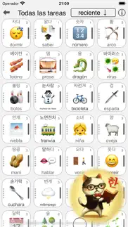 coreano - aprender palabras iphone capturas de pantalla 1