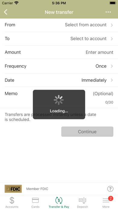 Capital Bank – Mobile Banking Screenshot