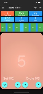 Tabata and EMOM Timer screenshot #2 for iPhone