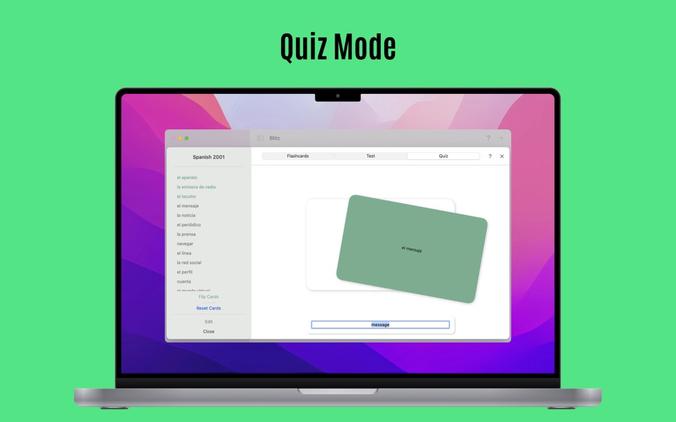 #6. Blitz Flashcards (macOS) De: New Media Institute