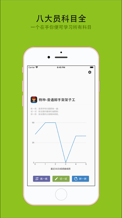Screenshot #1 pour 普通脚手架架子工备考