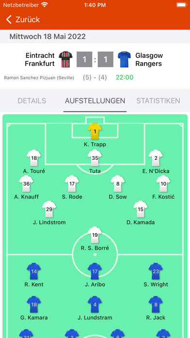 Ergebnisse für Europa League