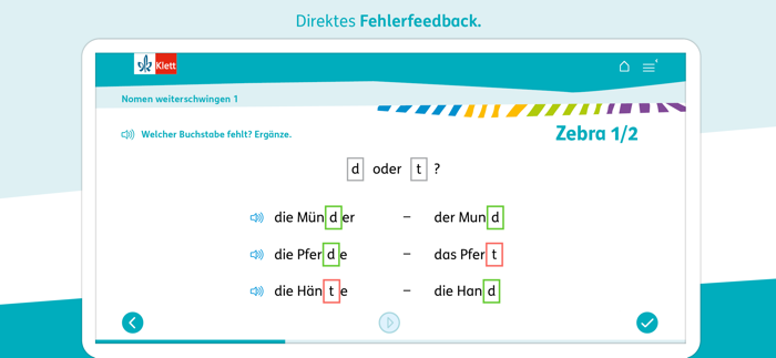 Zebra Deutsch-Grundwortschatz