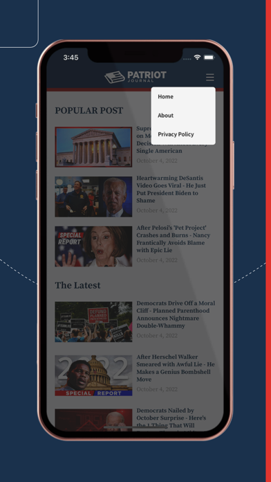 Patriot Journal Screenshot