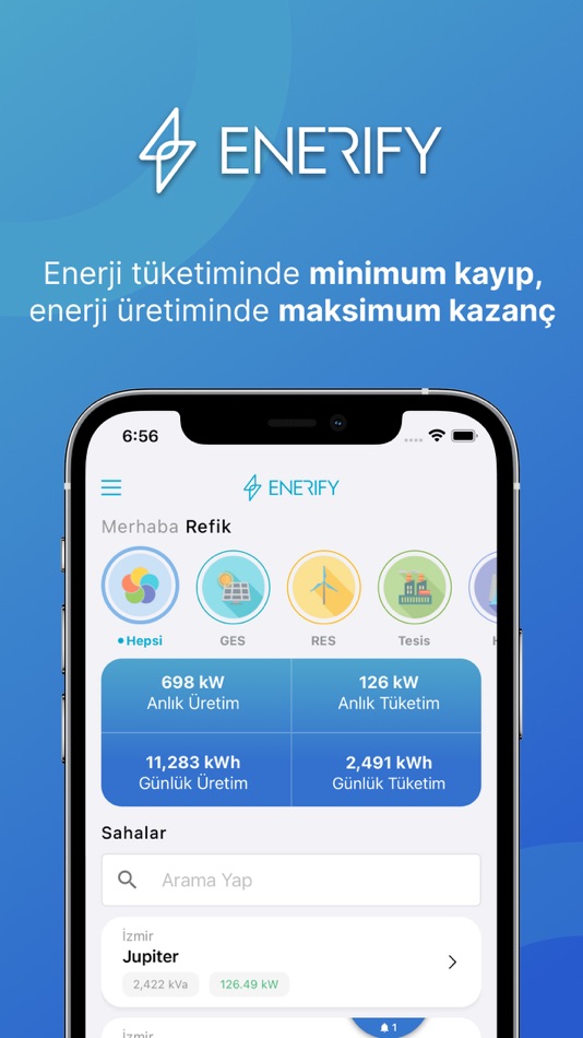 #1. Enerify (iOS) 由: LOGGMA YAZILIM ELEKTRİK ELEKTRONİK A.Ş.