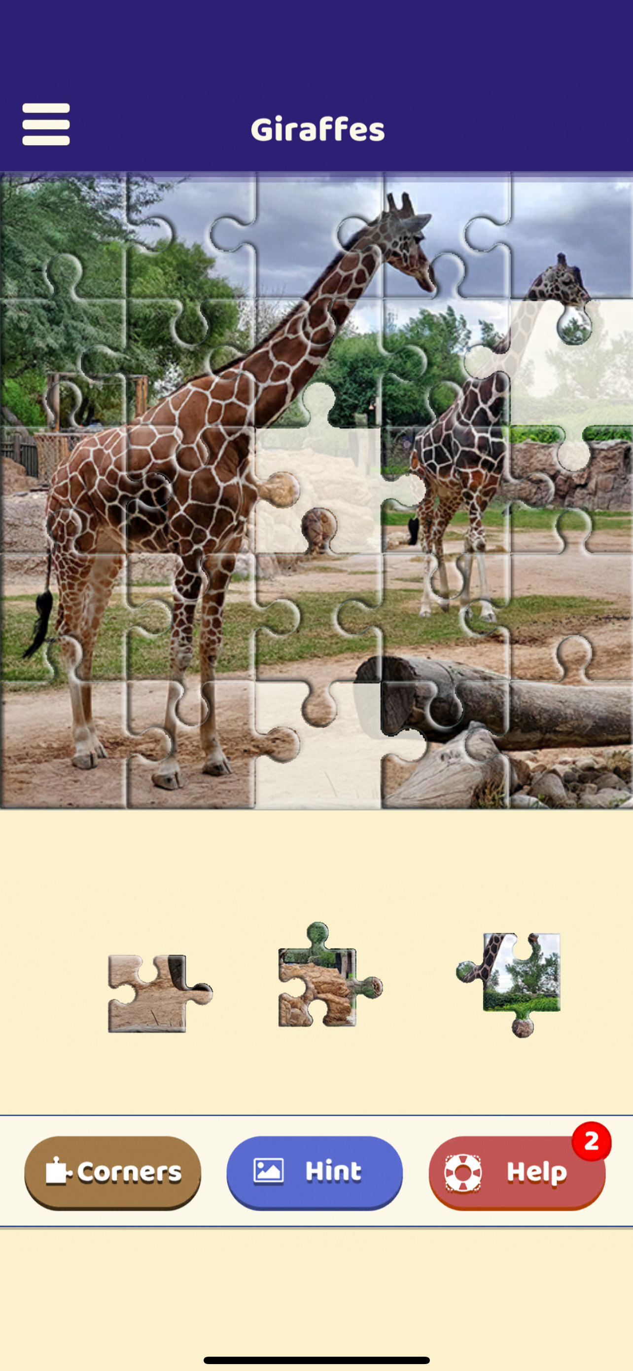 Giraffe Love Puzzle
