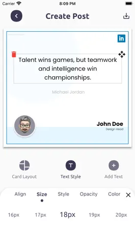 Game screenshot PostEasy: Social Post Maker hack