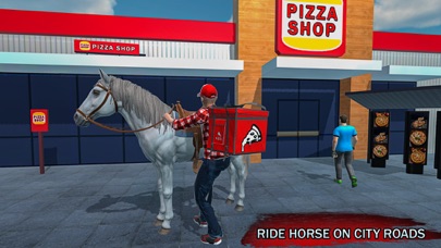 Mounted Horse Rider Pizza Screenshot