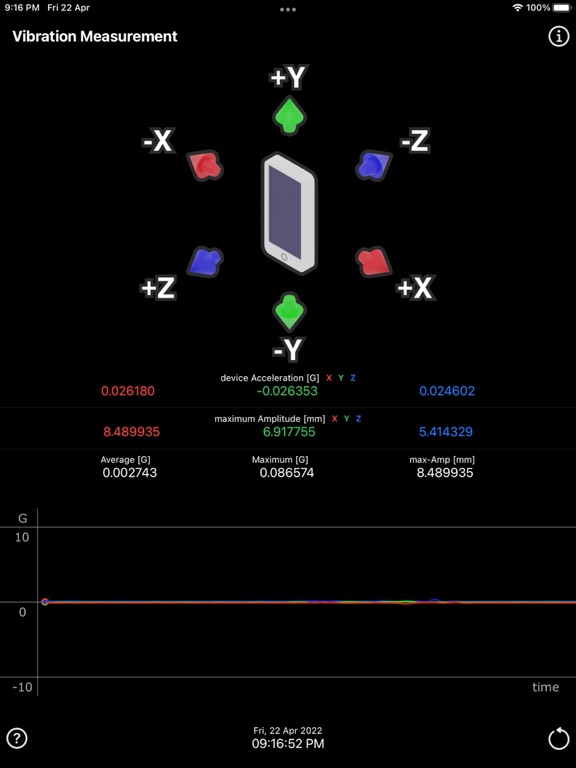 Screenshot #5 for Vibration Measurement