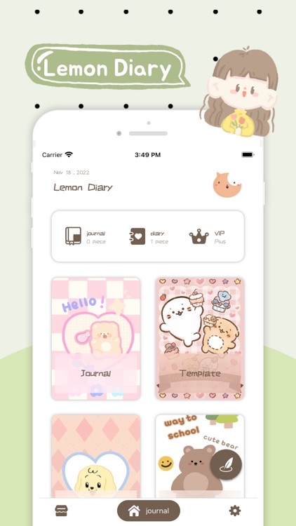 Lemon Diary-journaling app