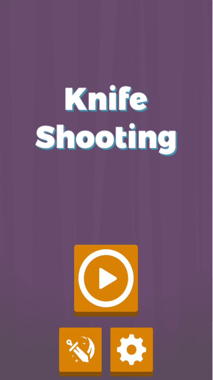 Knife shooting target