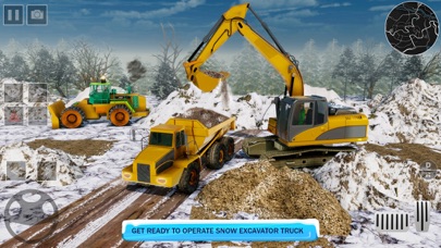 Heavy Excavator Snow Plow Sim Screenshot