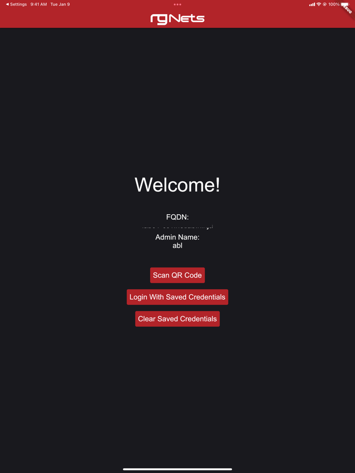 rXg Shared Credentials Manager