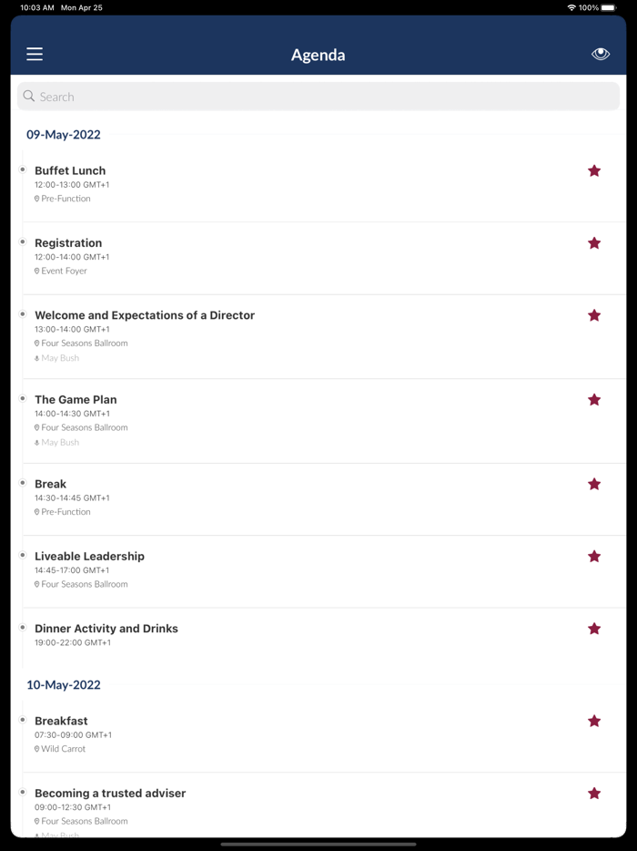 Rothschild and Co Events