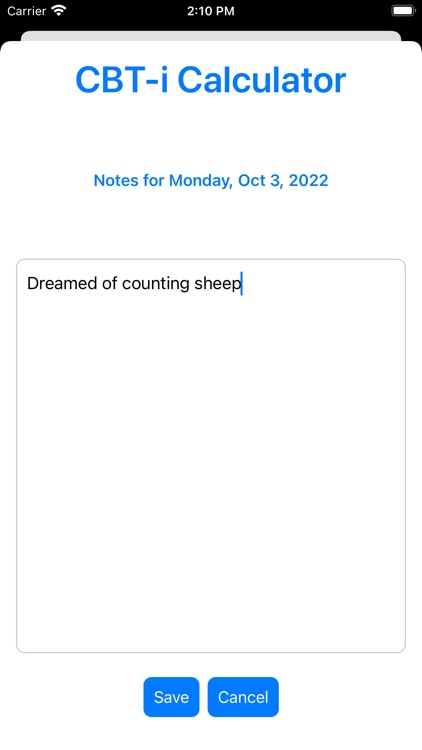 CBT-i Sleep Calculator screenshot-4