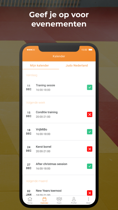 Judo Bond Nederland Screenshot