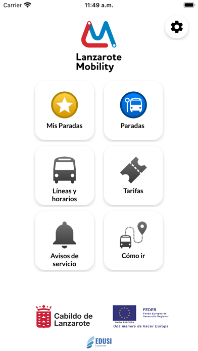 Movilidad Lanzarote Screenshot