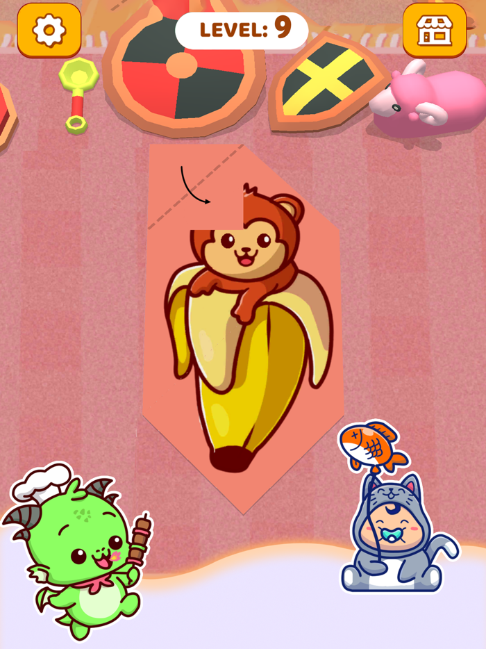 Paper Fold Paper Puzzle 3D