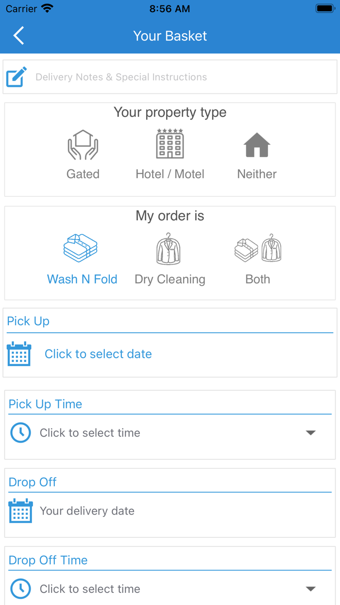 DropMint Laundry On-Demand